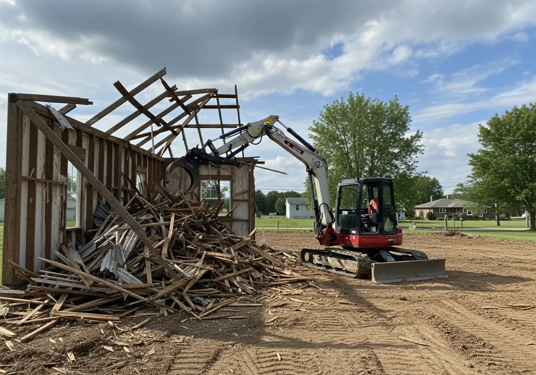 Old Barn Demolition — Demolition & Site Cleanup project in the Hickory NC area